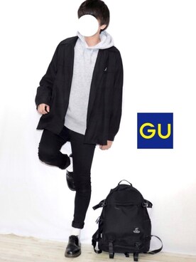 「Dr. Martens（ドクターマーチン）のDr.Martens / ドクターマーチン 1461 3EYE GIBSON SHOE 3ホール ギブソン シューズ ブーツ（ブーツ）」を使った、Ryoooさん（メンズ・178cm）の春コーディネート