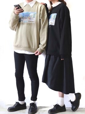 「OLIVE des OLIVE（オリーブデオリーブ）のアイテム」を使った、Ryoooさん（メンズ・178cm）の春コーディネート