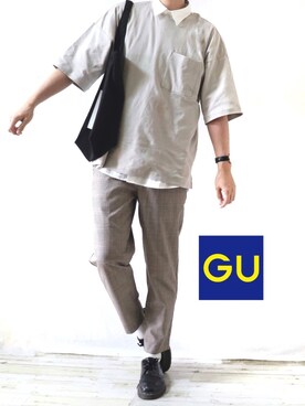 「Dr. Martens（ドクターマーチン）のDr.Martens / ドクターマーチン 1461 3EYE GIBSON SHOE 3ホール ギブソン シューズ ブーツ（ブーツ）」を使った、Ryoooさん（メンズ・178cm）の春コーディネート