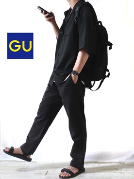 「GRADE（グレイド）のアイテム（バッグ）」を使った、Ryoooさん（メンズ・178cm）の春コーディネート