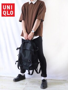 「Dr. Martens（ドクターマーチン）のDr.Martens / ドクターマーチン 1461 3EYE GIBSON SHOE 3ホール ギブソン シューズ ブーツ（ブーツ）」を使った、Ryoooさん（メンズ・178cm）の夏コーディネート