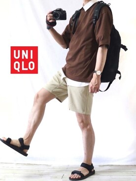 「GRADE（グレイド）のアイテム（バッグ）」を使った、Ryoooさん（メンズ・178cm）の夏コーディネート