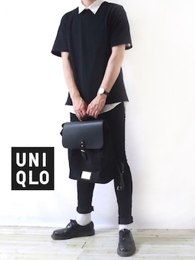 「Dr. Martens（ドクターマーチン）のDr.Martens / ドクターマーチン 1461 3EYE GIBSON SHOE 3ホール ギブソン シューズ ブーツ（ブーツ）」を使った、Ryoooさん（メンズ・178cm）の夏コーディネート