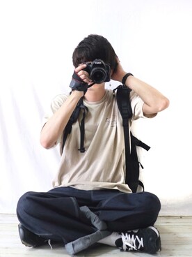 「GRADE（グレイド）のアイテム（バッグ）」を使った、Ryoooさん（メンズ・178cm）の夏コーディネート