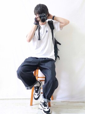 「GRADE（グレイド）のアイテム（バッグ）」を使った、Ryoooさん（メンズ・178cm）の夏コーディネート