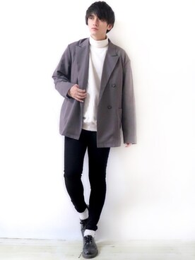 「Dr. Martens（ドクターマーチン）のDr.Martens / ドクターマーチン 1461 3EYE GIBSON SHOE 3ホール ギブソン シューズ ブーツ（ブーツ）」を使った、Ryoooさん（メンズ・178cm）の秋コーディネート