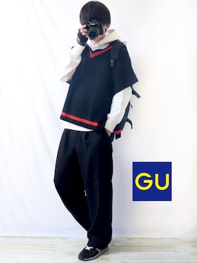 「GRADE（グレイド）のアイテム」を使った、Ryoooさん（メンズ・178cm）の秋コーディネート