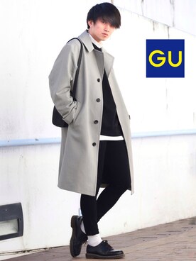 「Dr. Martens（ドクターマーチン）のDr.Martens / ドクターマーチン 1461 3EYE GIBSON SHOE 3ホール ギブソン シューズ ブーツ（ブーツ）」を使った、Ryoooさん（メンズ・178cm）の冬コーディネート