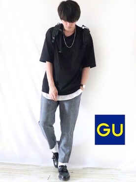 「GRADE（グレイド）のアイテム」を使った、Ryoooさん（メンズ・178cm）の夏コーディネート