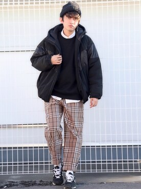 「新年一発目」｜「アイテム（その他）」を使った、Ryoooさん（メンズ・178cm）の冬コーディネート