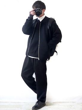 「GRADE（グレイド）のアイテム」を使った、Ryoooさん（メンズ・178cm）の冬コーディネート