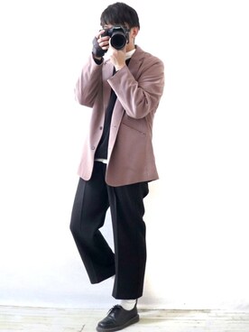 「LUCY（ルーシー）のアイテム（ジャケット/アウター）」を使った、Ryoooさん（メンズ・178cm）の冬コーディネート