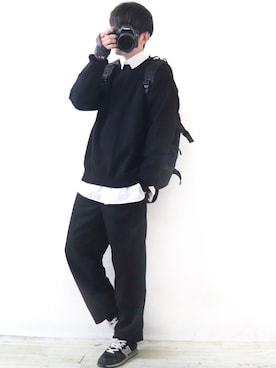 「GRADE（グレイド）のアイテム」を使った、Ryoooさん（メンズ・178cm）の冬コーディネート