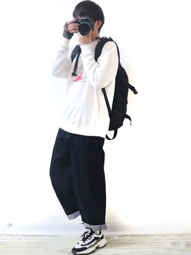 「GRADE（グレイド）のアイテム」を使った、Ryoooさん（メンズ・178cm）の冬コーディネート