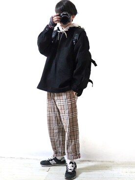 「GRADE（グレイド）のアイテム」を使った、Ryoooさん（メンズ・178cm）の春コーディネート