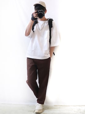 「HEAD（ヘッド）のアイテム」を使った、Ryoooさん（メンズ・178cm）の春コーディネート
