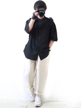 「GRADE（グレイド）のアイテム」を使った、Ryoooさん（メンズ・178cm）の夏コーディネート