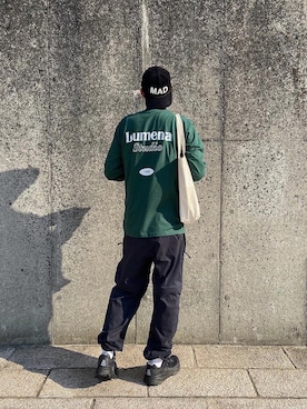 「NIKEACG」｜「アイテム（キャップ）」を使った、takashiさん（メンズ・180cm）の夏コーディネート