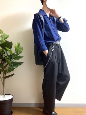 「osharewalker（オシャレウォーカー）のアイテム」を使った、かっつーさん（メンズ・170cm）の秋コーディネート