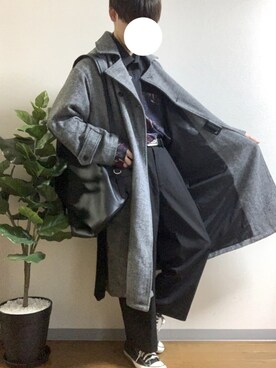 「osharewalker（オシャレウォーカー）のアイテム」を使った、かっつーさん（メンズ・170cm）の冬コーディネート