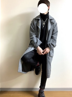 「punta（プンタ）のアイテム」を使った、かっつーさん（メンズ・170cm）の冬コーディネート