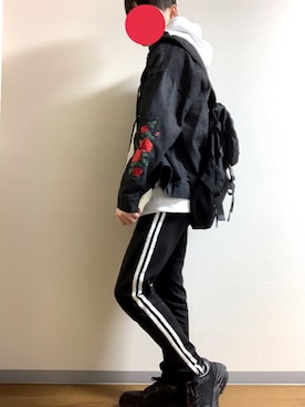 「punta（プンタ）のアイテム」を使った、かっつーさん（メンズ・170cm）の冬コーディネート