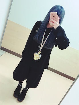 「BellyButton（ベリーボタン）のアイテム」を使った、こゝろさん（レディース・156cm）の冬コーディネート