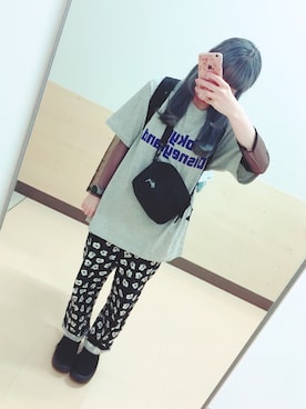 「BellyButton（ベリーボタン）のアイテム」を使った、こゝろさん（レディース・156cm）の春コーディネート