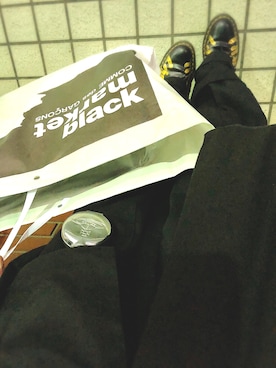 「Y's（ワイズ）のアイテム（その他パンツ）」を使った、こゝろさん（レディース・156cm）の冬コーディネート