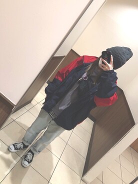 「NO COFFEE（ノーコーヒー）のアイテム（バッグ）」を使った、こゝろさん（レディース・156cm）の冬コーディネート