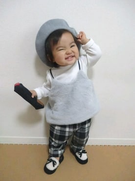 Haya#Meeeiさん（キッズ・70cm）の秋コーディネート