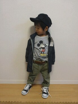 Haya#Meeeiさん(キッズ・90cm)の秋コーディネート