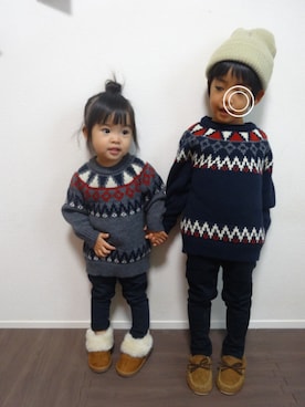 Haya#Meeeiさん（キッズ・80cm）の秋コーディネート