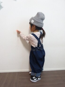 「おんなのこコーデ」｜「アイテム（ラッピングキット）」を使った、Haya#Meeeiさん（キッズ・80cm）の冬コーディネート