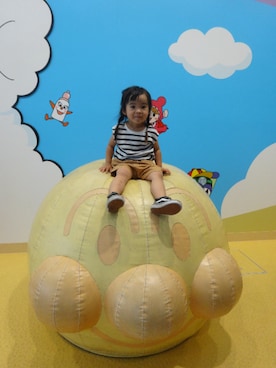 「ワッフル」｜「アイテム（ラッピングキット）」を使った、Haya#Meeeiさん（キッズ・80cm）の夏コーディネート