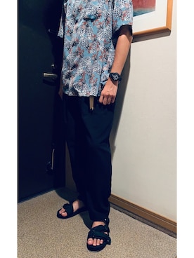 「アロハシャツ」｜NAOさん（メンズ・178cm）の夏コーディネート