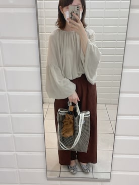 「PRIVATE LABEL（プライベートレーベル）のアイテム（パンプス）」を使った、mmi⚘さん（レディース・153cm）の春コーディネート