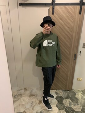 「GLAMB by glamb（グラムバイグラム）のアイテム（パンツ）」を使った、花mikiさん（メンズ・187cm）の冬コーディネート