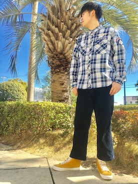 アライマンさん（メンズ・180cm）の春コーディネート