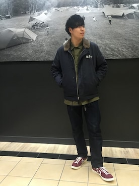 アライマンさん（メンズ・180cm）の秋コーディネート