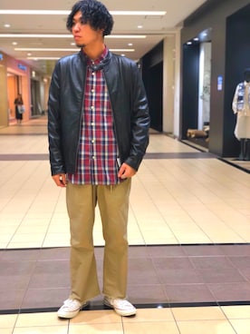 アライマンさん（メンズ・180cm）の秋コーディネート