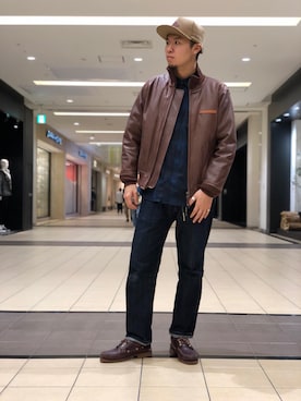 アライマンさん（メンズ・180cm）の秋コーディネート