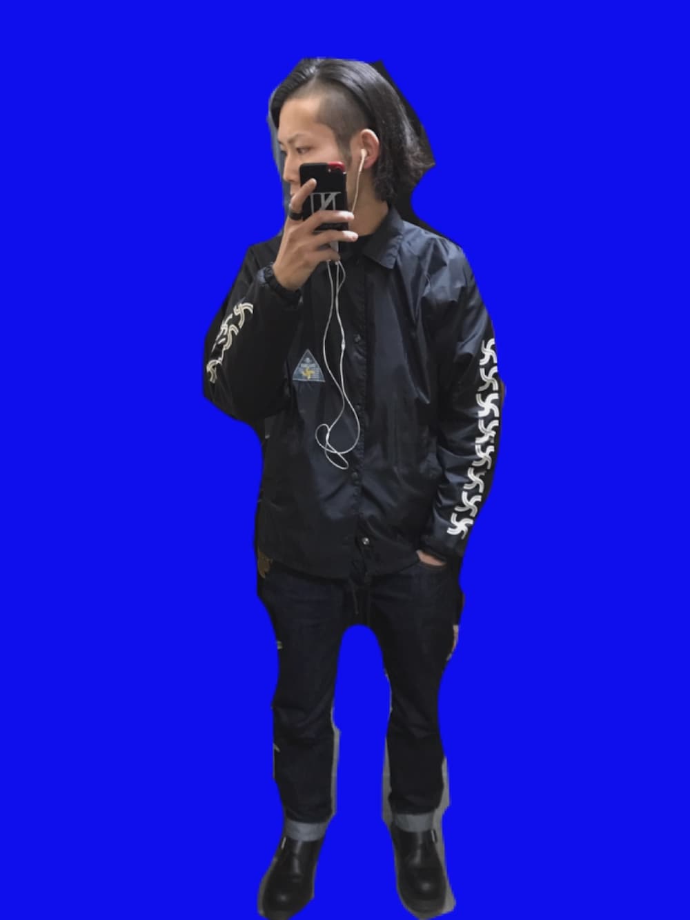 CHALLENGERのナイロンジャケットを使ったメンズ人気ファッション