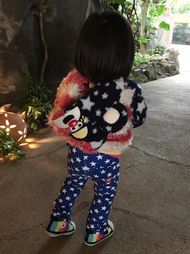 「JAM（ジャム）のアイテム（ジャケット/アウター）」を使った、IBU(*Ü*)و✩*.ﾟさん（キッズ・90cm）の冬コーディネート