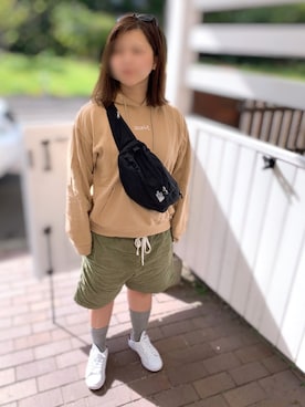 「CHUMS（チャムス）のアイテム（レッグウェア）」を使った、yuipiiiii🐻さん（レディース・163cm）の秋コーディネート