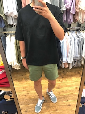 「Daniel Wellington（ダニエルウェリントン）の【Daniel Wellington】レザーバンド３６ＭＭ（アナログ腕時計）」を使った、masahiroさん（メンズ・178cm）の夏コーディネート