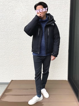 「jiggys shop（ジギーズショップ）のアイテム（トップス）」を使った、masahiroさん（メンズ・178cm）の冬コーディネート