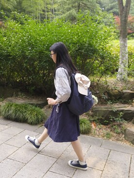 「flower」｜「アイテム（その他）」を使った、evenさん（レディース・158cm）の春コーディネート
