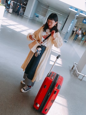 「axes femme（アクシーズファム）のアイテム（トートバッグ）」を使った、evenさん（レディース・158cm）の秋コーディネート