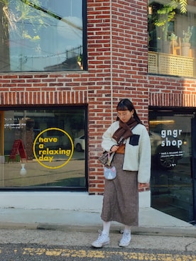 evenさん（レディース・158cm）の冬コーディネート